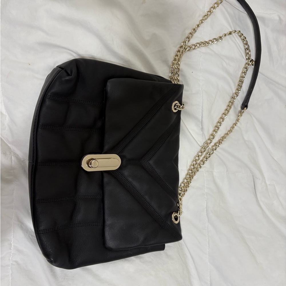 Ted Baker Charcoal Leather Handbag